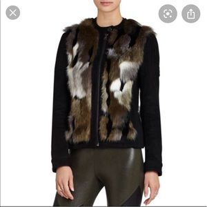 BCBG dimitri faux fur jacket